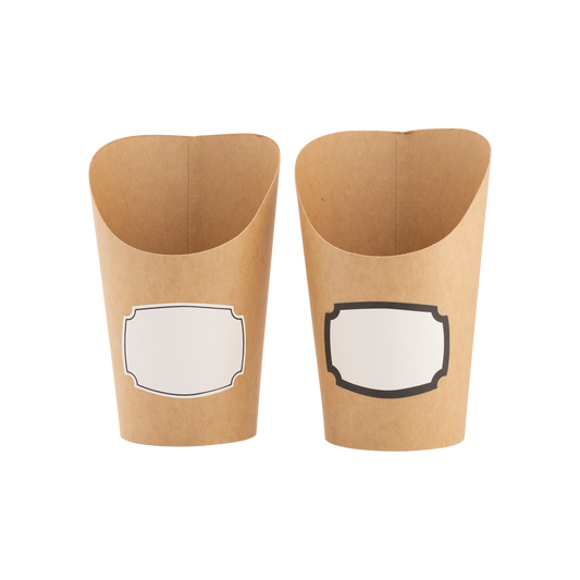 PLCC1673 - Kraft Charcuterie Cups with sticker labels (24ct)