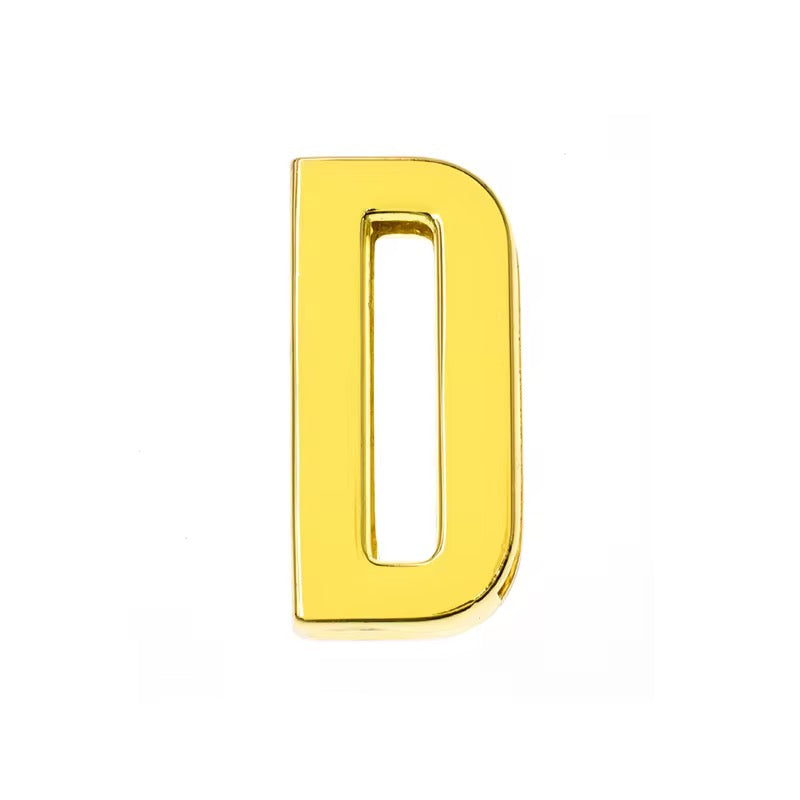 Scarf Slide Letters ~ Gold