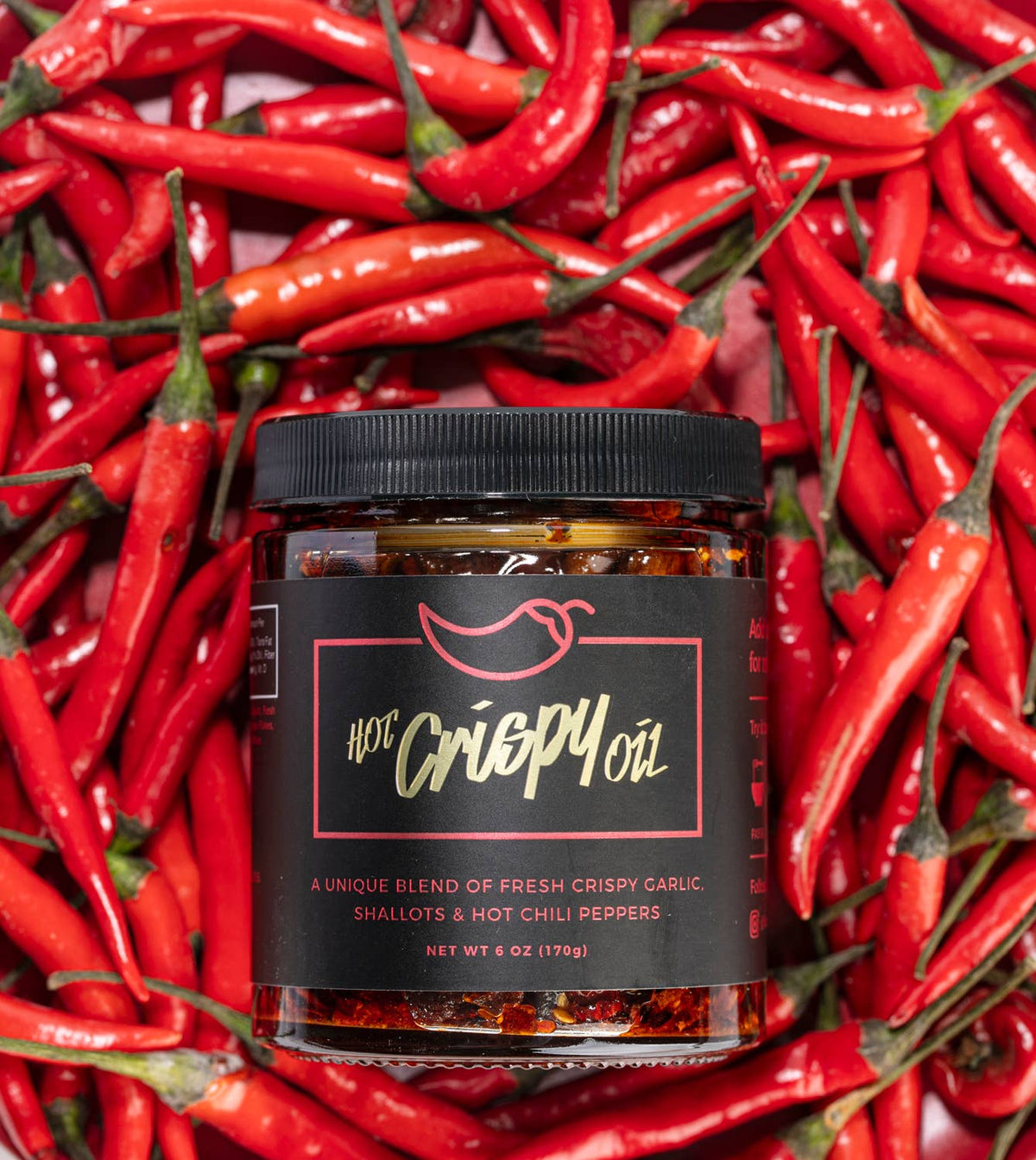 Hot Crispy Oil Original - Chili Crisp/Olive Oil/Hot Sauce