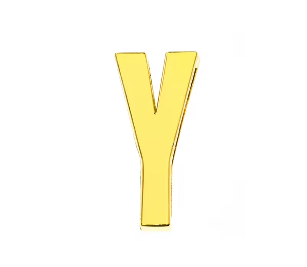 Scarf Slide Letters ~ Gold