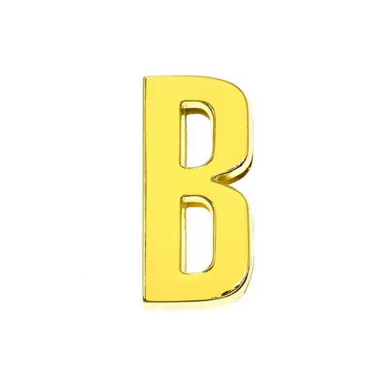 Scarf Slide Letters ~ Gold