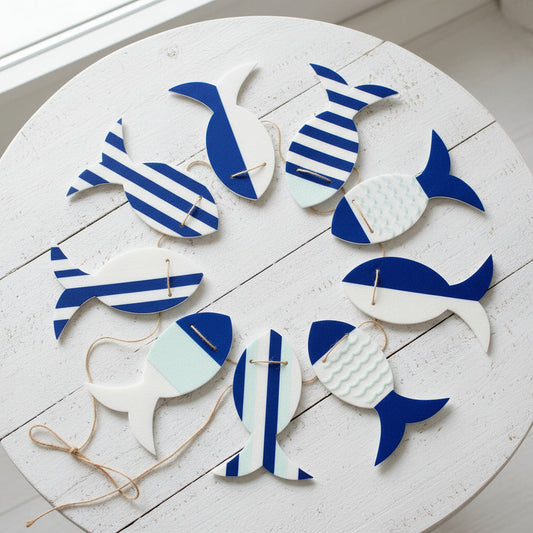 Fish Felt Garland