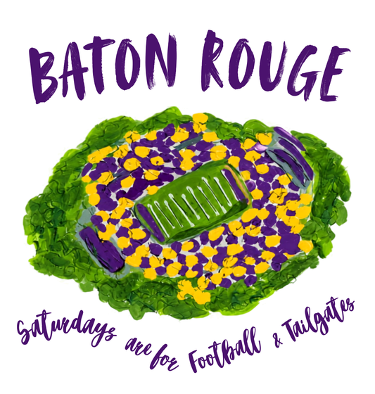 Baton Rouge LSU Stadium Napkin