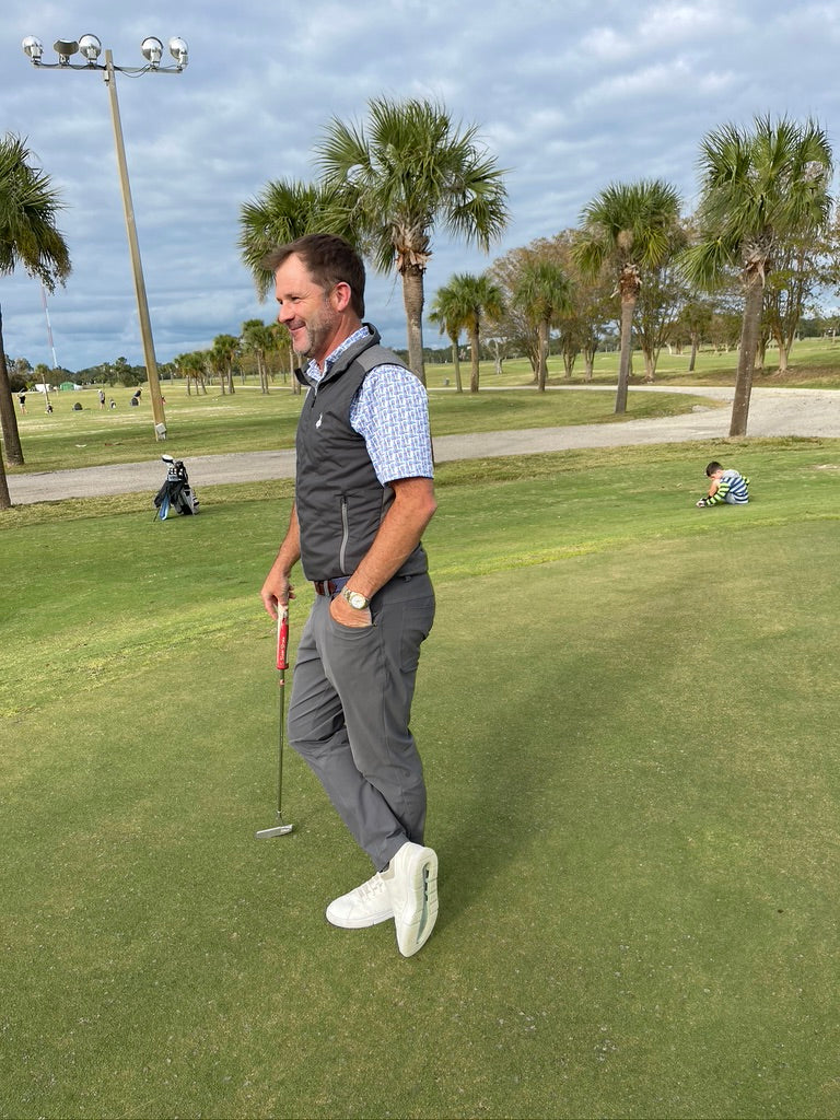 Needlepoint Texture Basketweave Steel Grey and Navy Blue