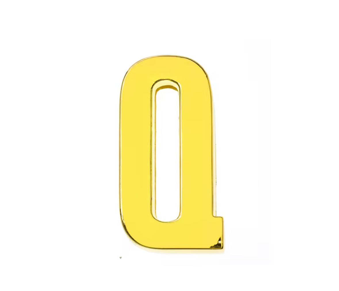 Scarf Slide Letters ~ Gold