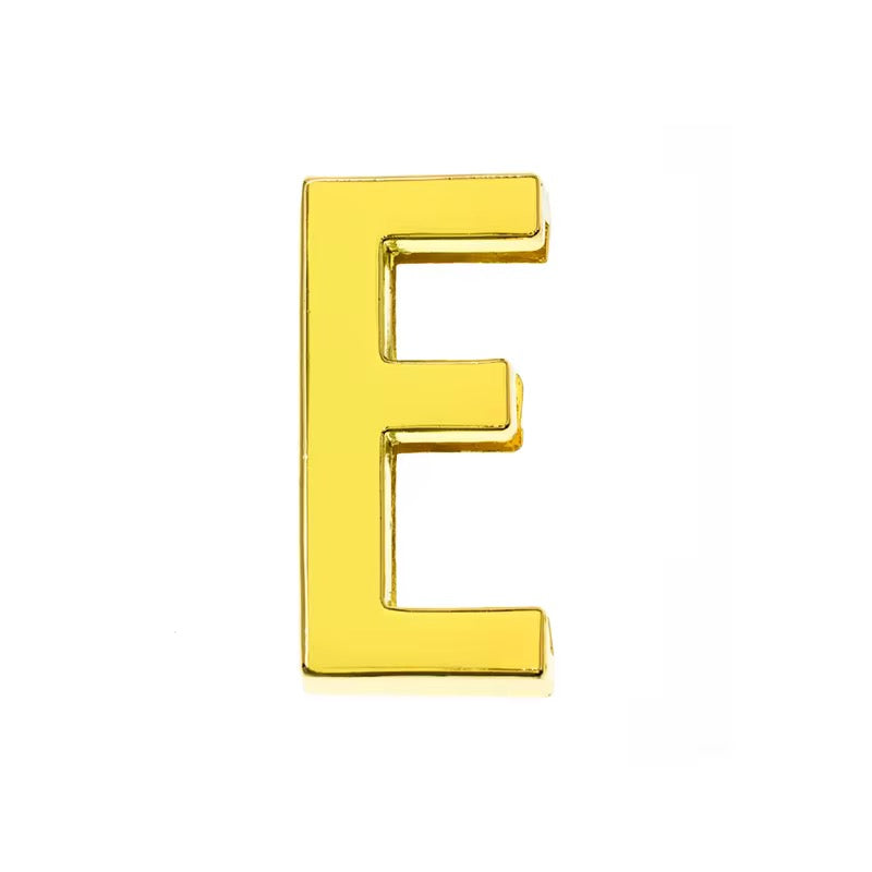 Scarf Slide Letters ~ Gold