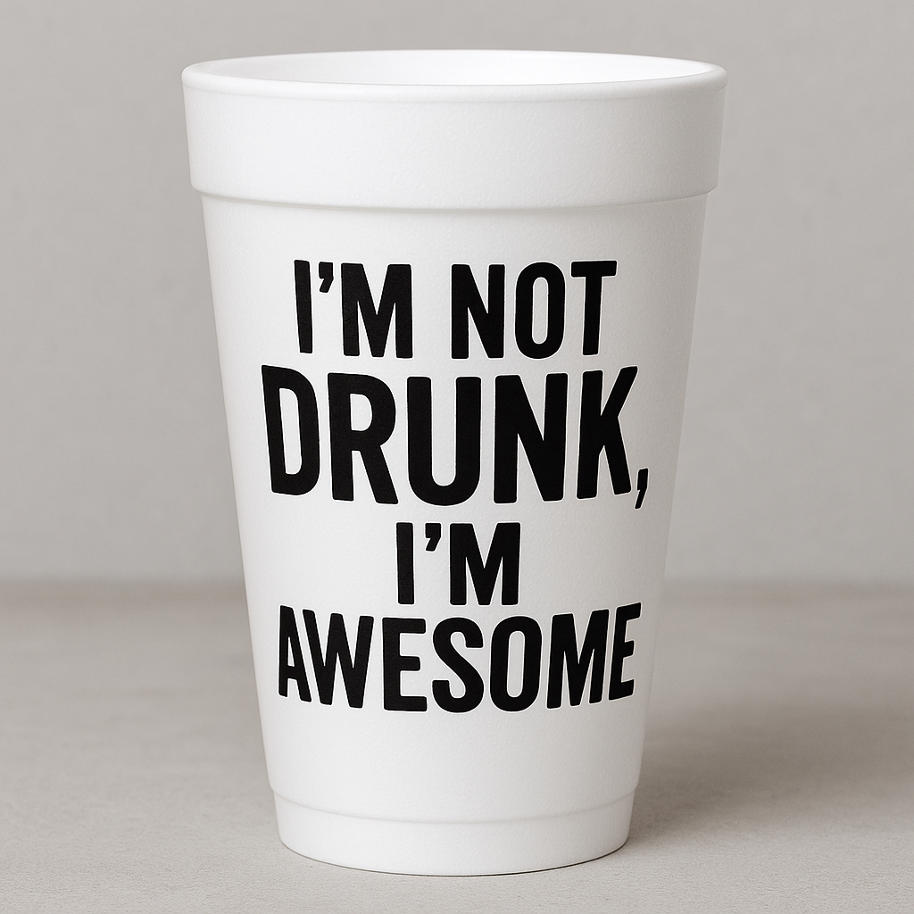 Custom Printed - STYRO CUPS