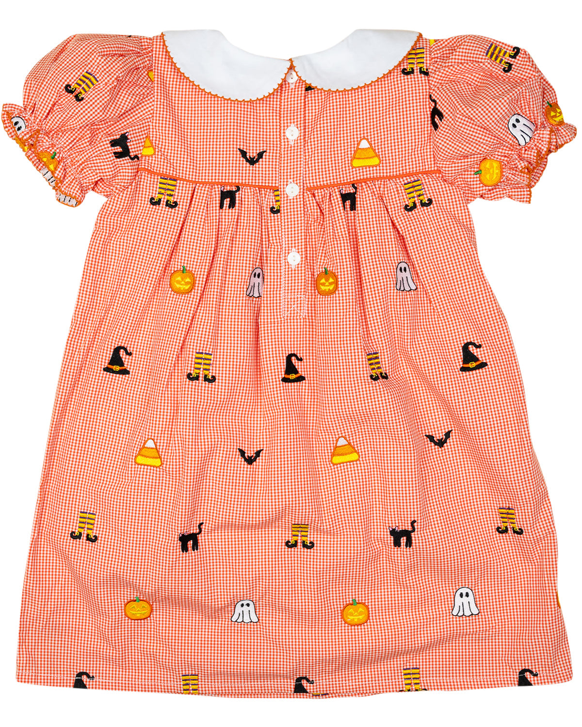 Spooky Embroidered Halloween Dress