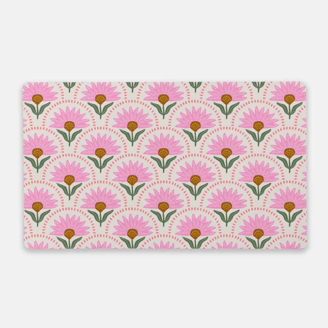 Desk Mat - Coneflower Pink - New!