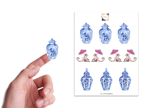Ginger Jar Stickers