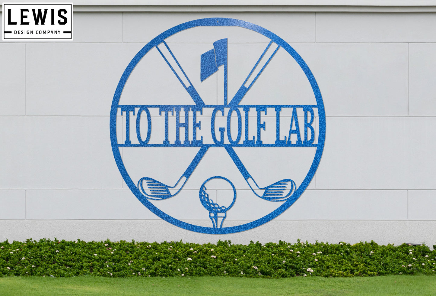 Personalized Golf Monogram Sign