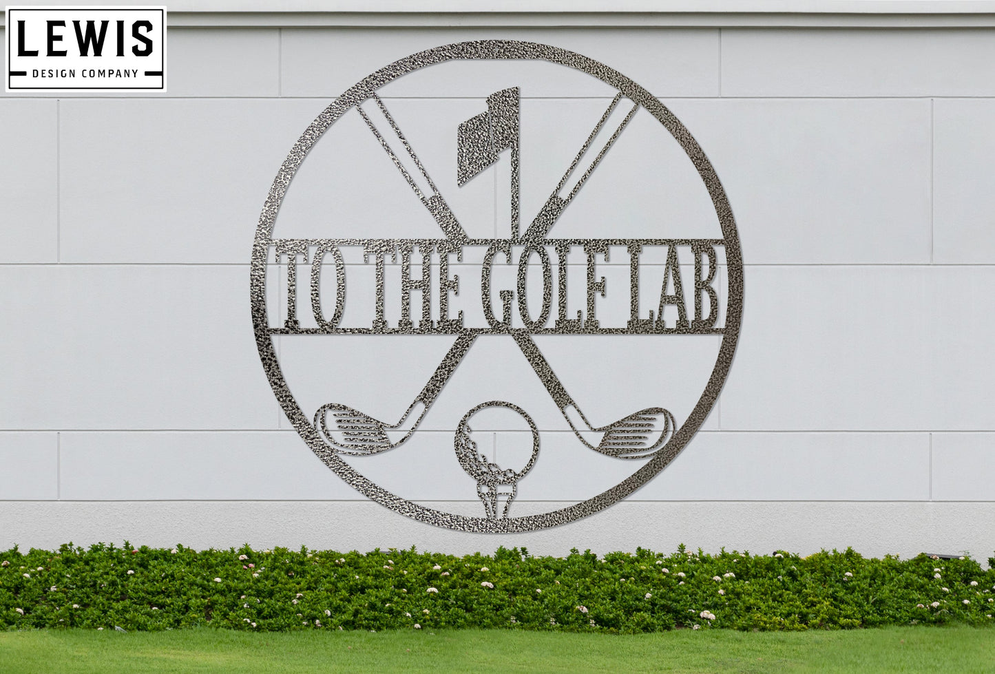 Personalized Golf Monogram Sign