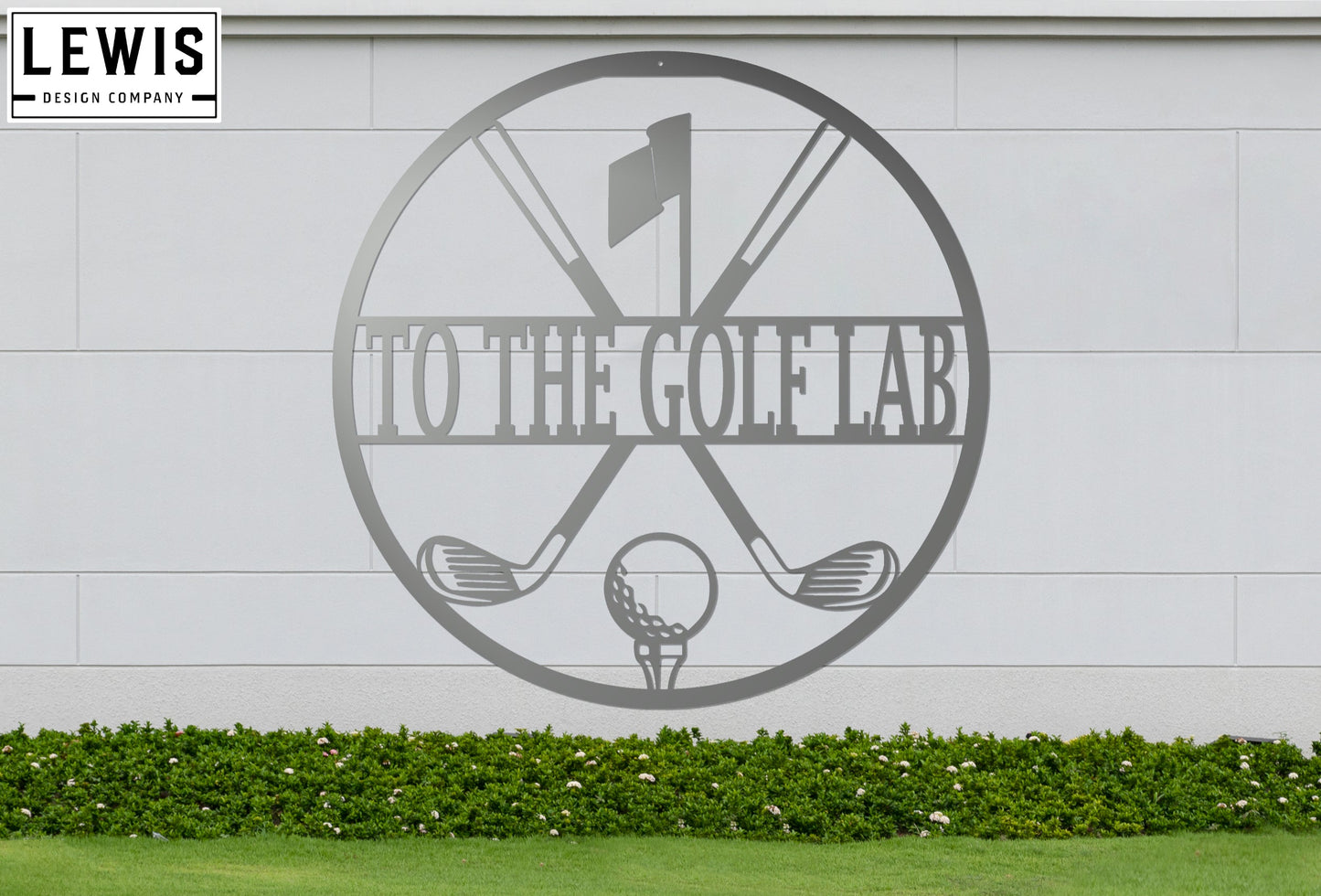 Personalized Golf Monogram Sign