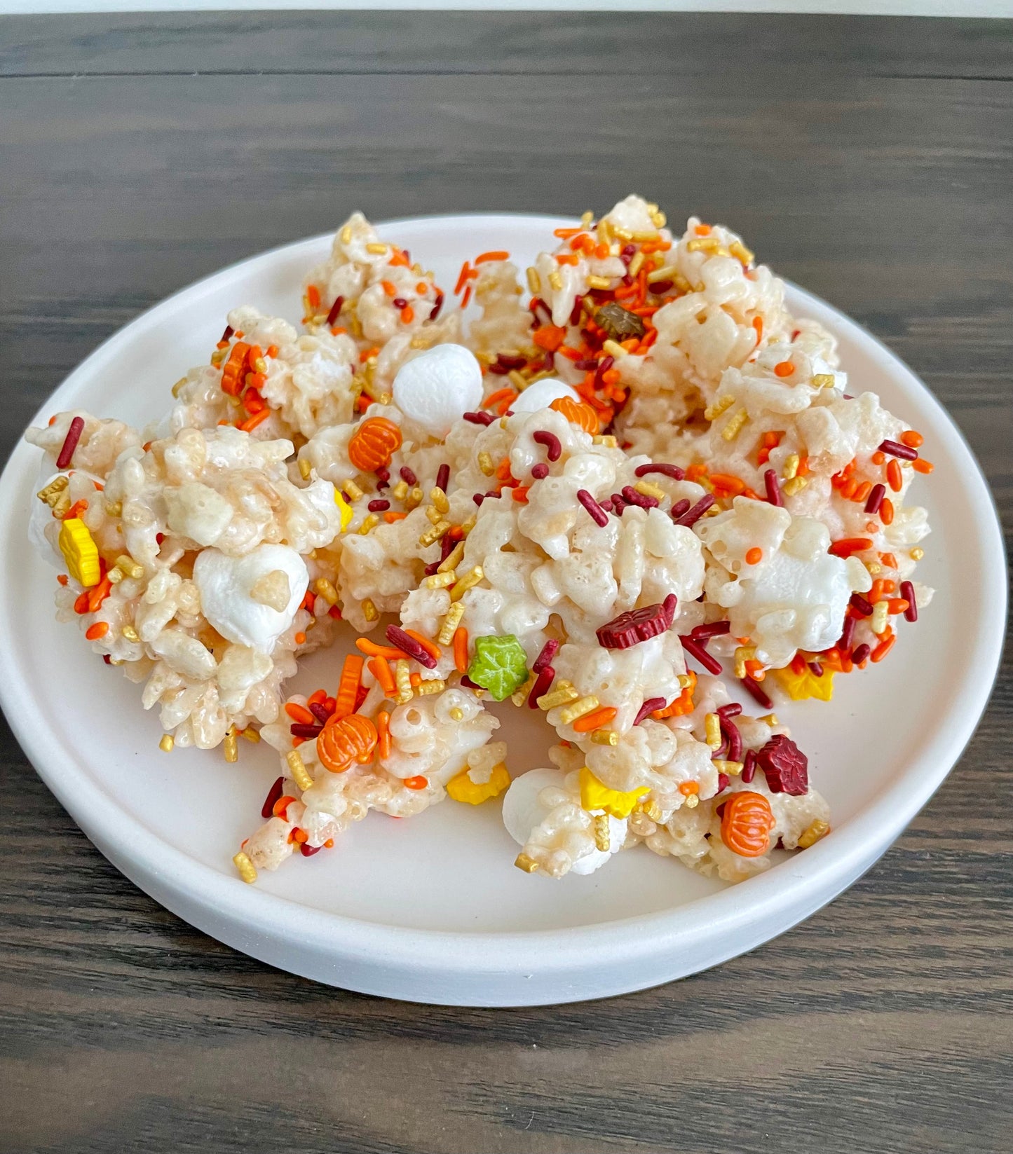 Fall Crispie Mix Clusters