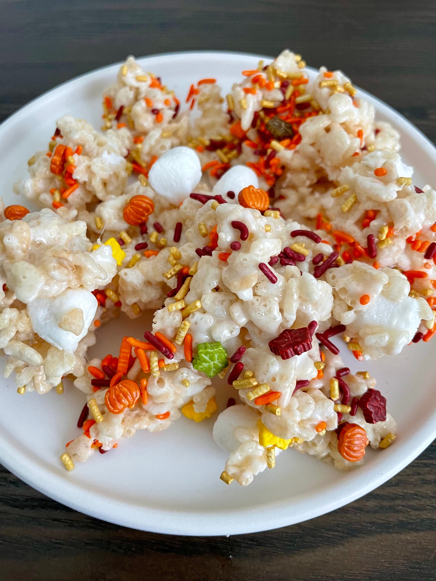 Fall Crispie Mix Clusters