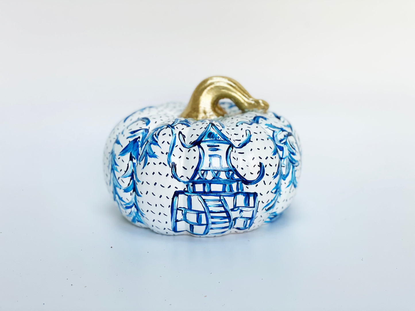 Chinoiserie Ceramic Pumpkins