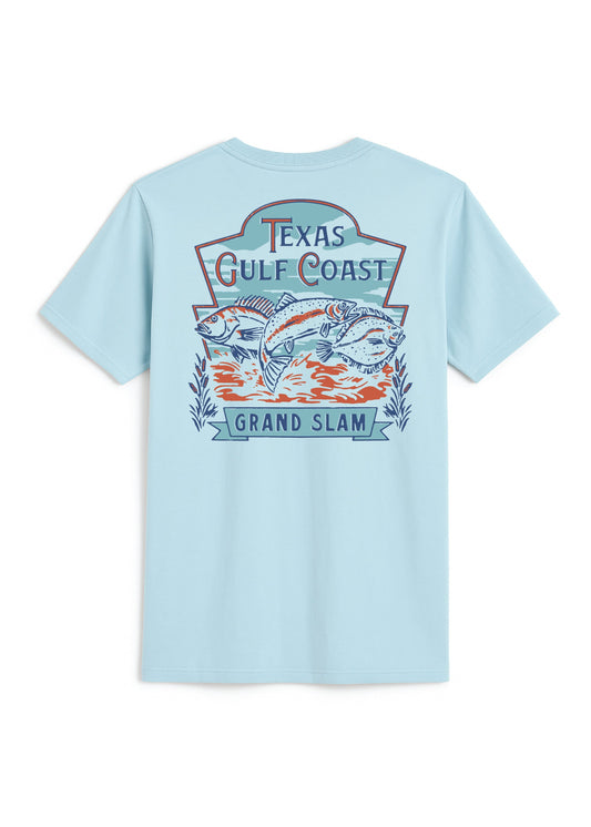 Grand Slam Pocket T-Shirt - Chambray
