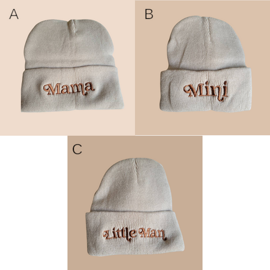 Mama/Mini/Little Man Hat