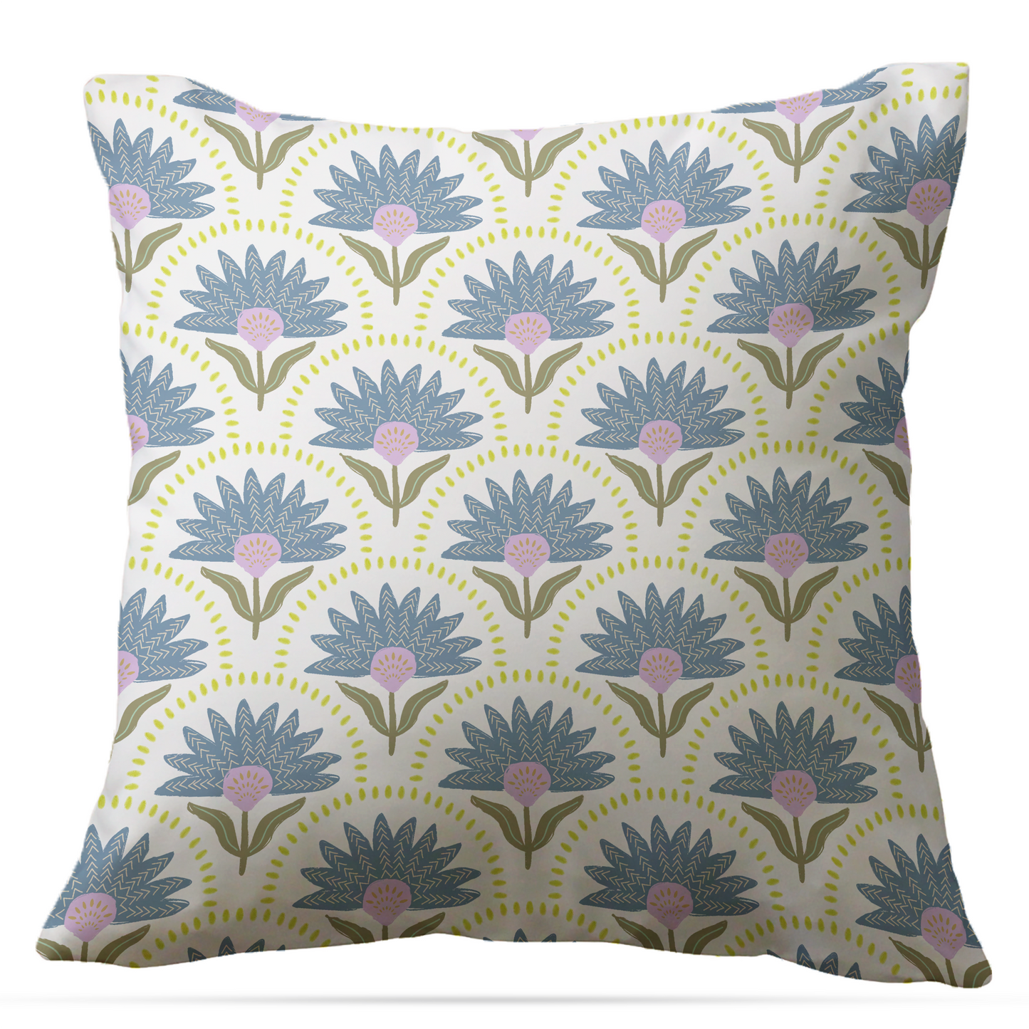 Coneflower Indoor/Outdoor Pillow - Square