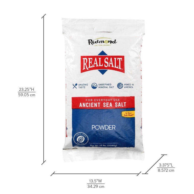 Real Salt Powder 25 lb Bag