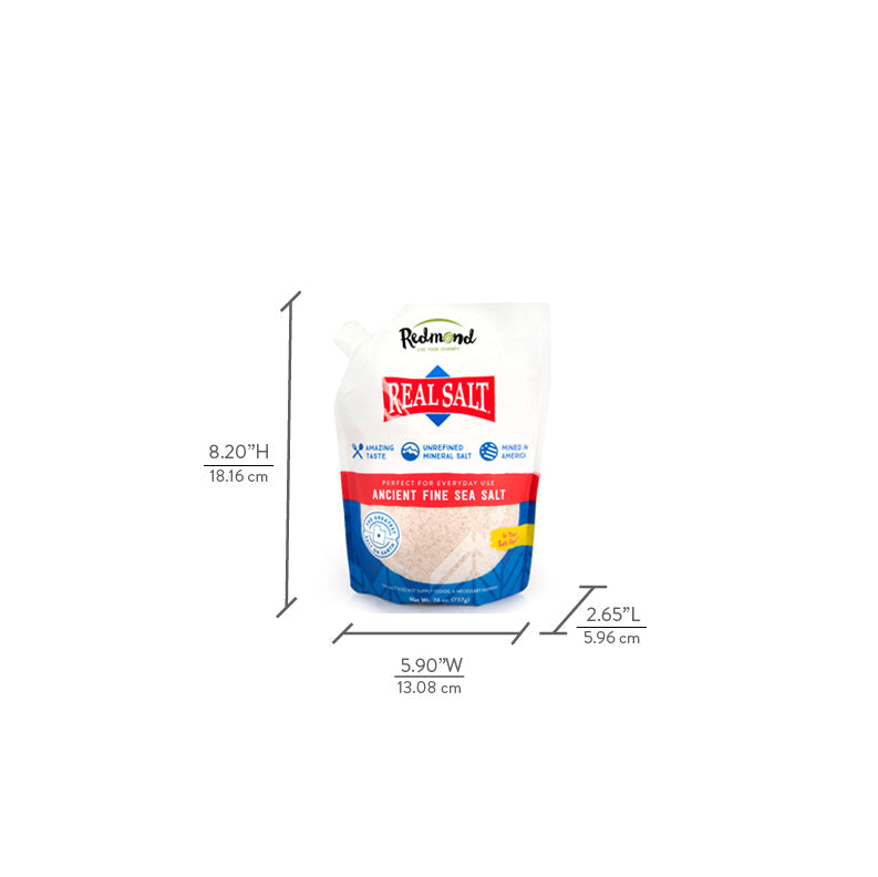 Real Salt Fine 26 oz Pouch