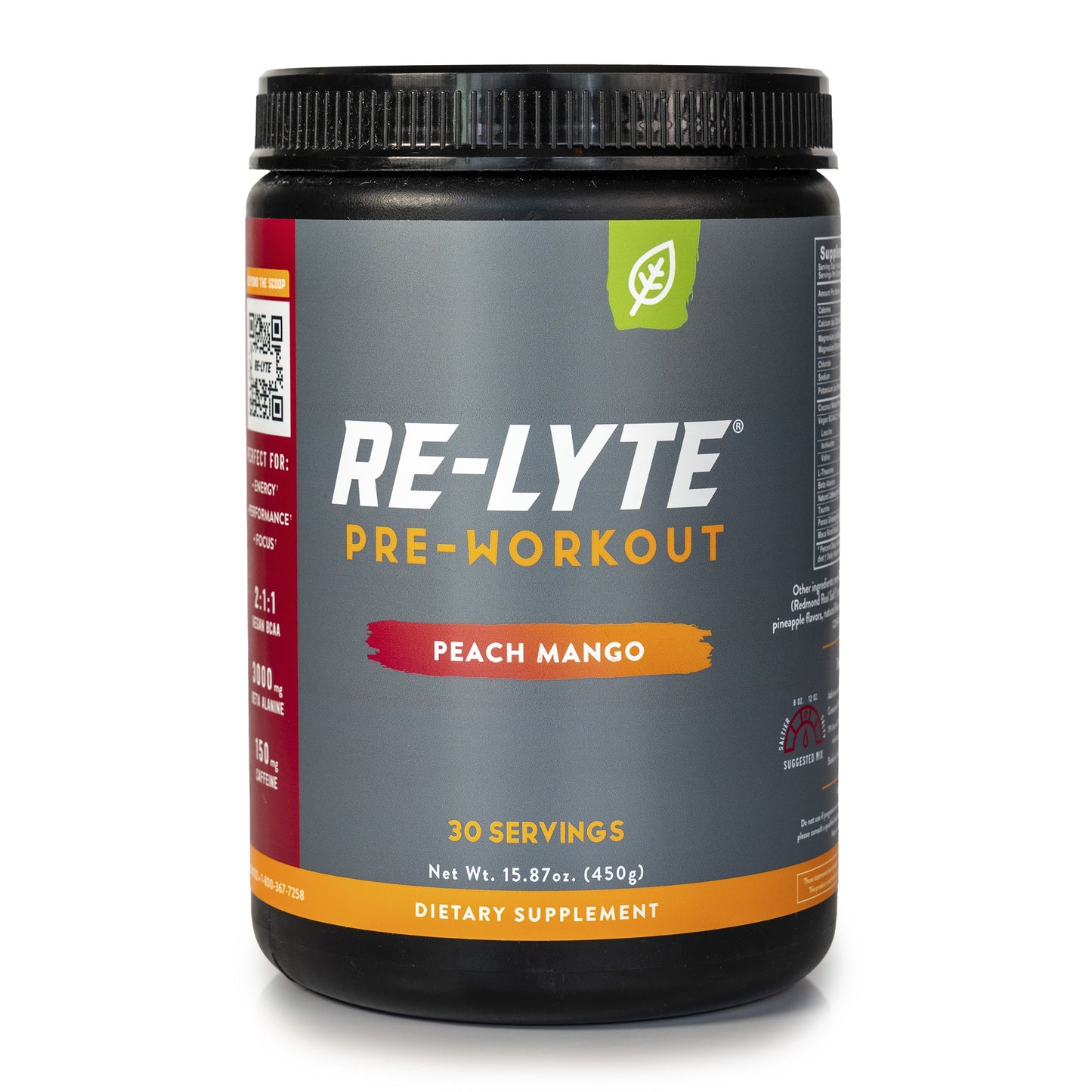 Re-Lyte Pre-Workout Electrolyte Powder 30 Servings