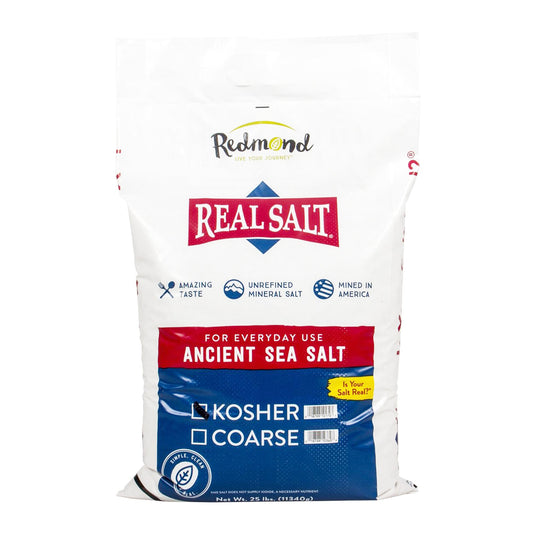 Real Salt Kosher 25 lb Bag