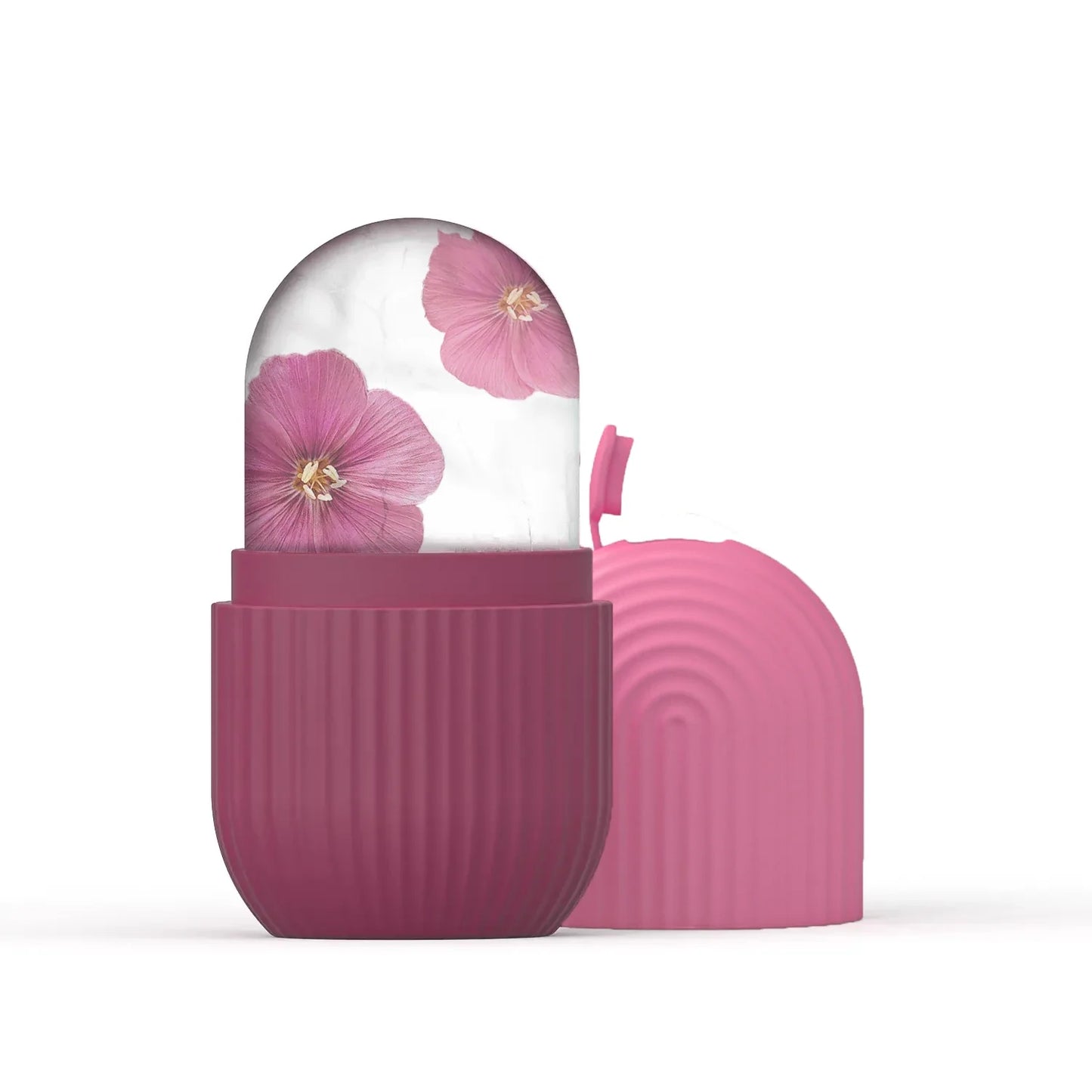 Upgraded Ice Roller Face and Eye Beauty Massage Silicone Ice Cubes Tighten Skin Reduce Skin Temperature Skin Care Tool