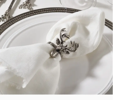 Reindeer Design Napkin Ring