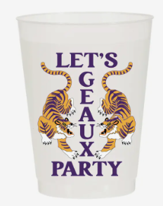 Let's Geaux Party- LSU Frost Flex Cups