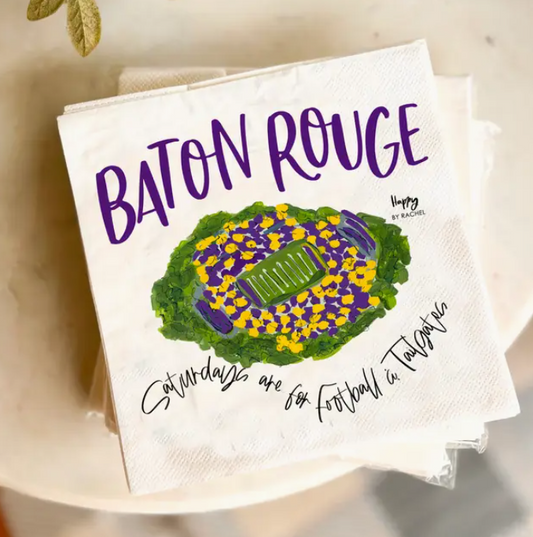 Baton Rouge LSU Stadium Napkin