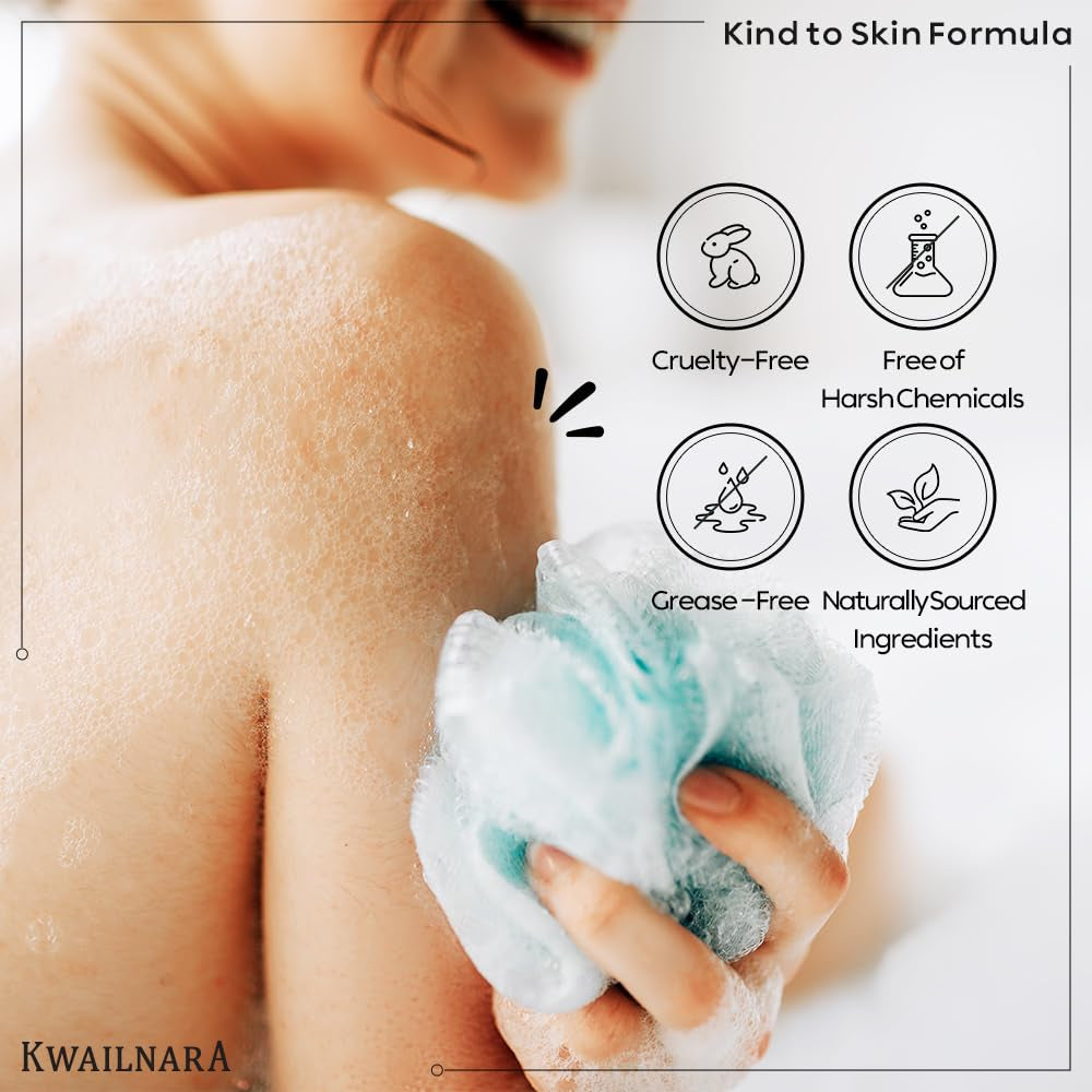 Kwailnara Coconut Milk Body Lotion & Body Wash Set – Deeply Hydrating & Refreshing Korean Skincare Set with Coconut Extract, 560G / 19.75Oz Each