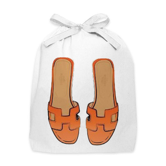 Drawstring Bag - Orange Sandals