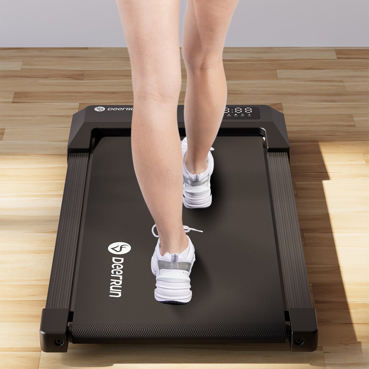 DeerRun Q1 Urban Mini Under-Desk Treadmill with Remote Control