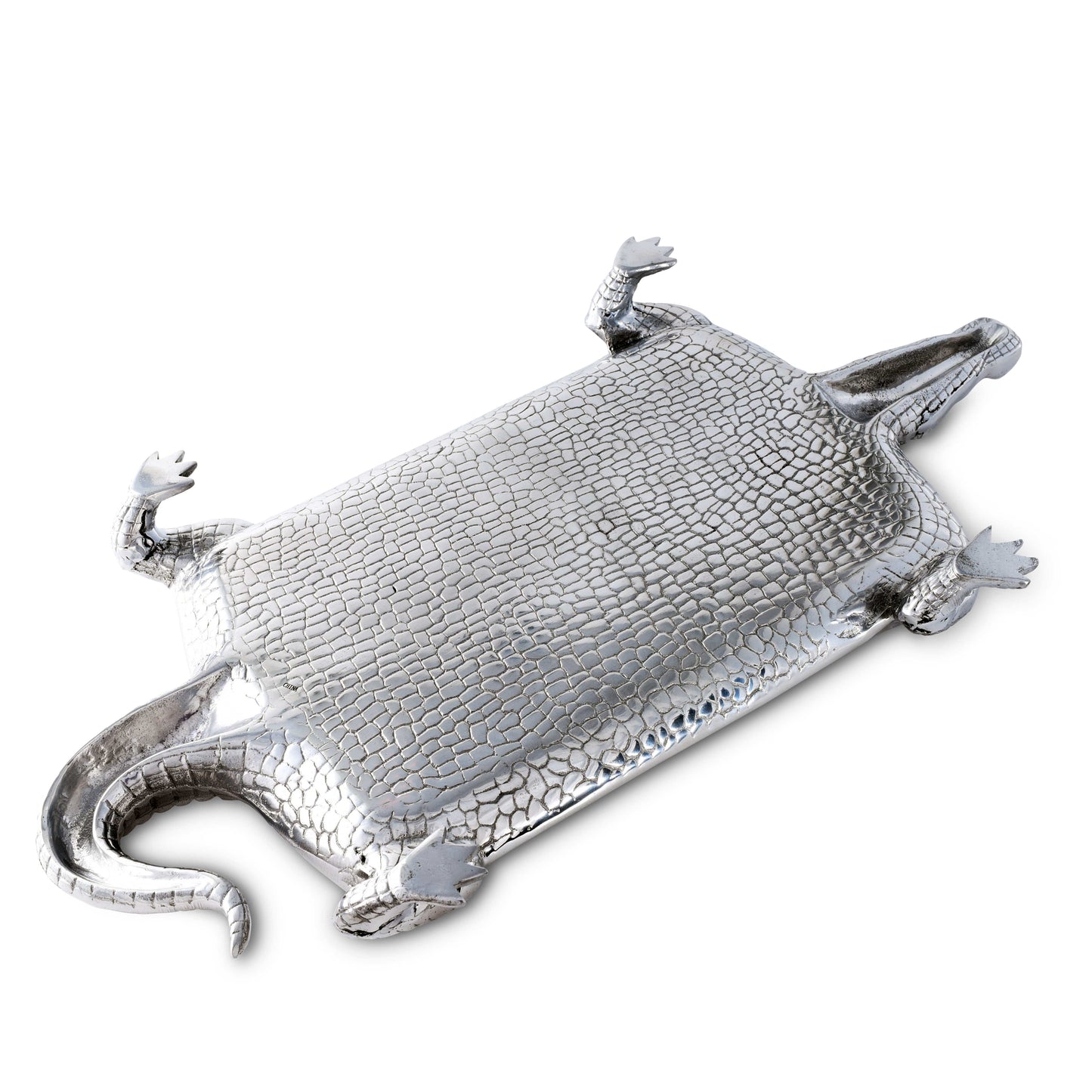 Alligator Figural Platter