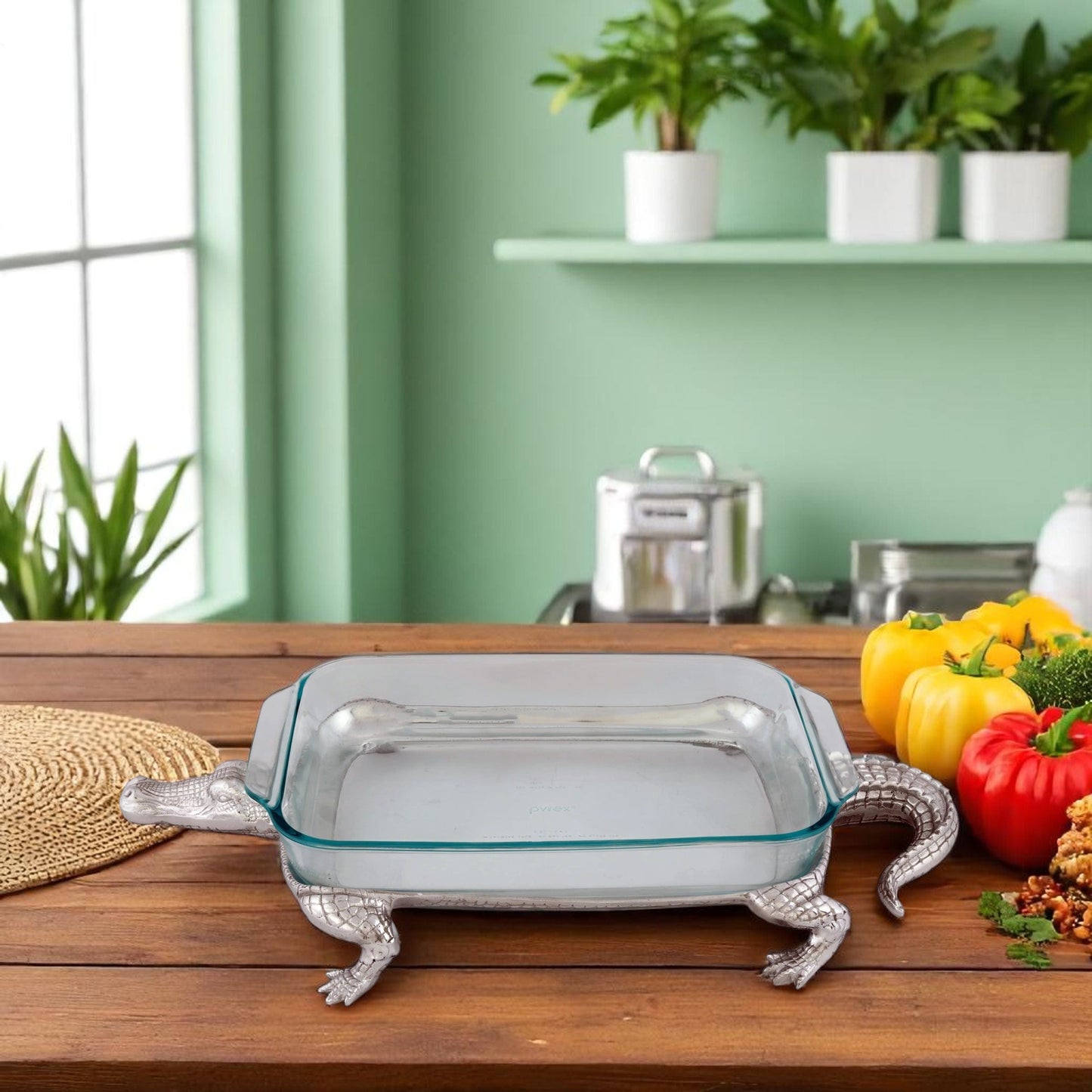 Alligator Pyrex Holder 3qt