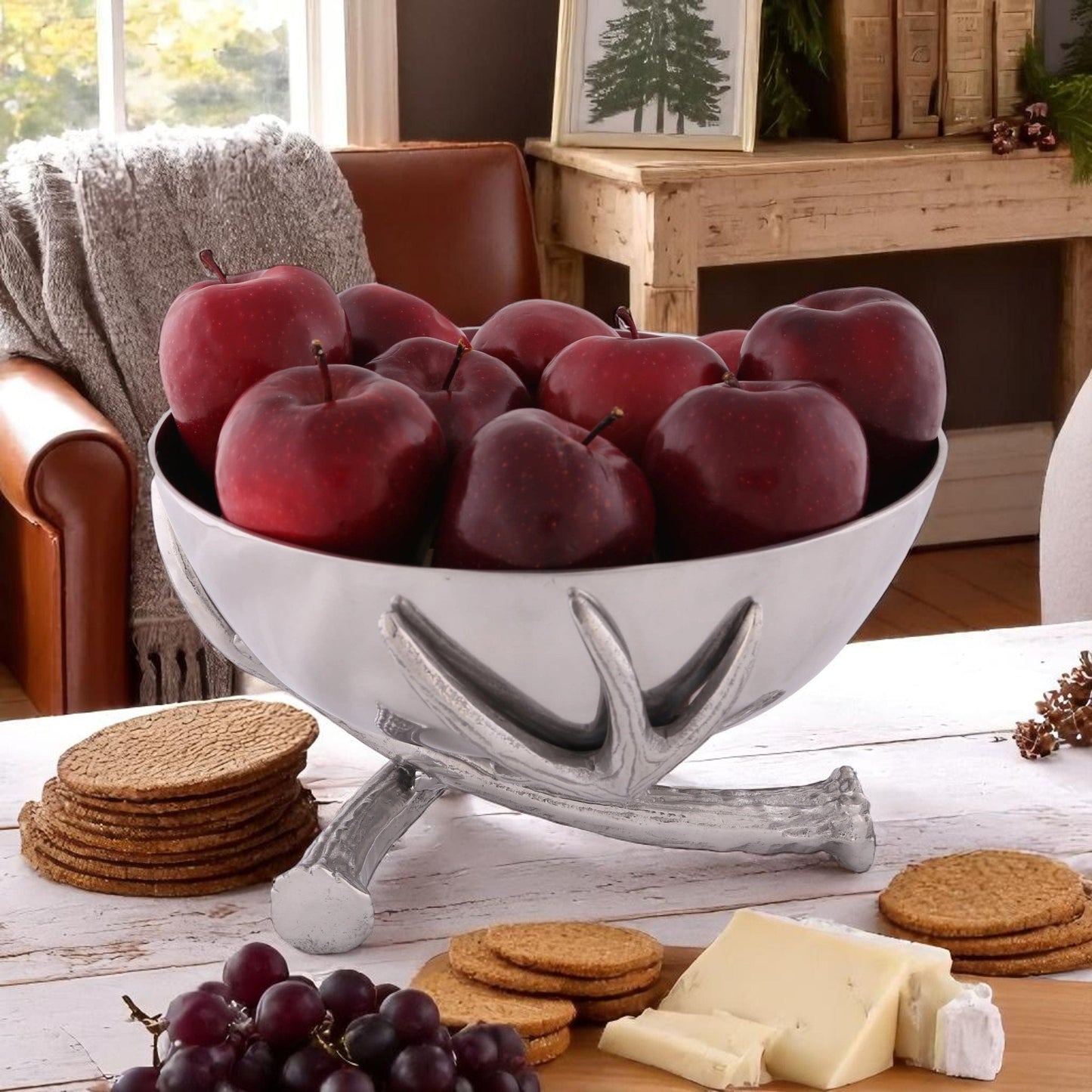 Antler Pedestal Bowl