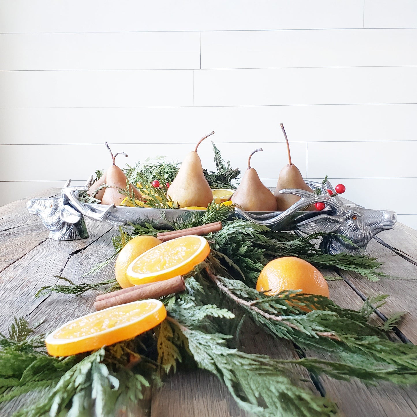 Deer Head Centerpiece Tray