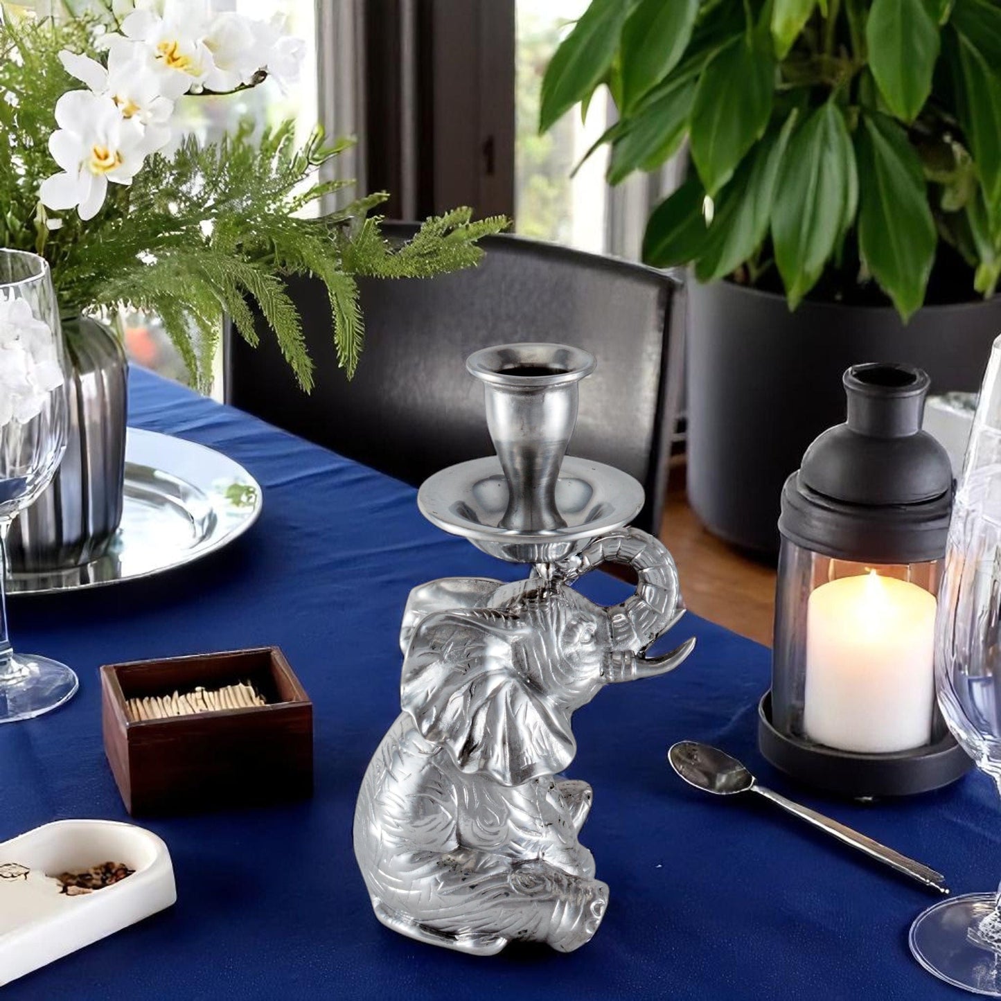 Elephant Taper Candle Holder