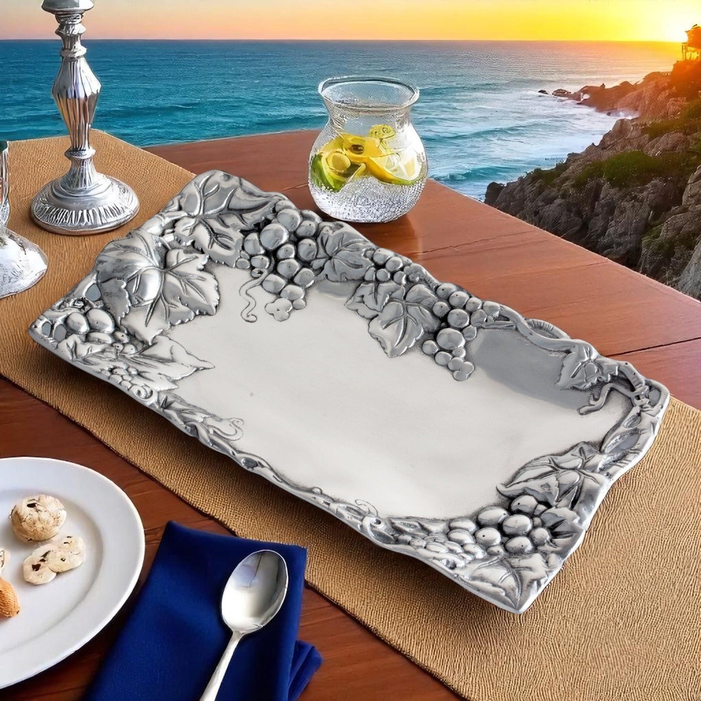 Grape Bread Tray 6x12