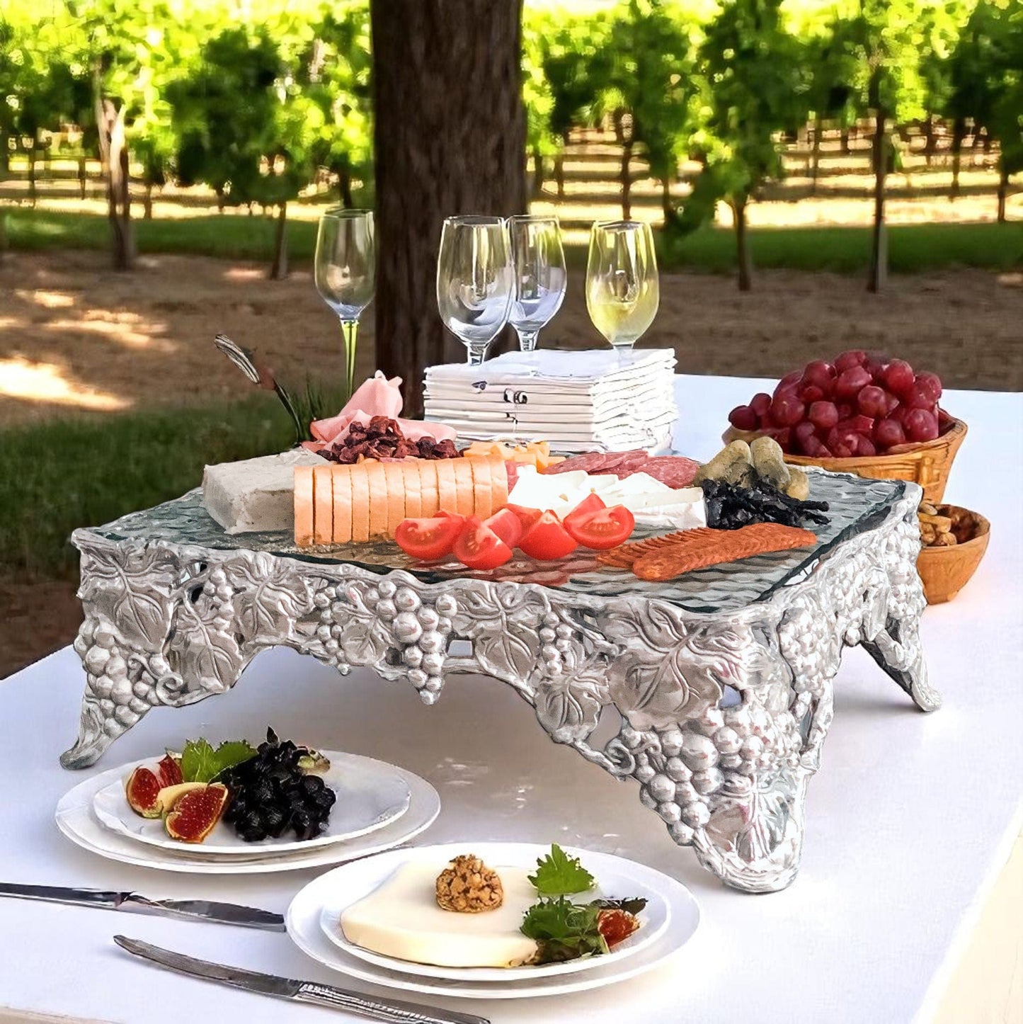 Grape Cake Pedestal Sheet