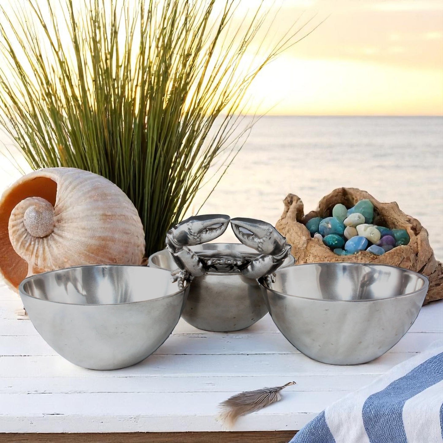 Crab 3-Bowl Bowl