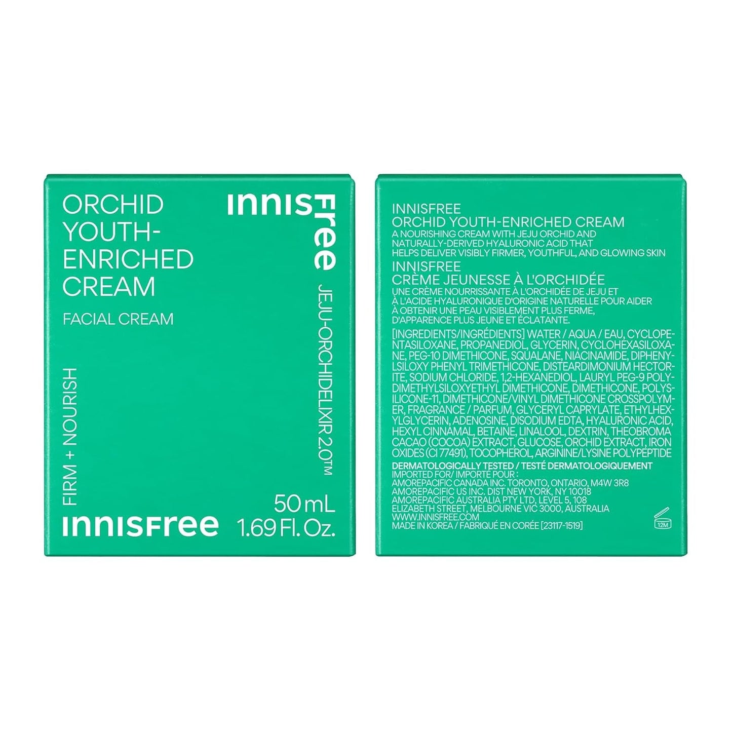 Orchid Youth-Enriched Cream, Korean Face Cream for Firming and Hydrated Skin