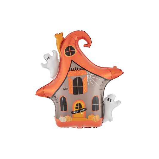 Trick or Treat Street Haunted House Mylar Balloon