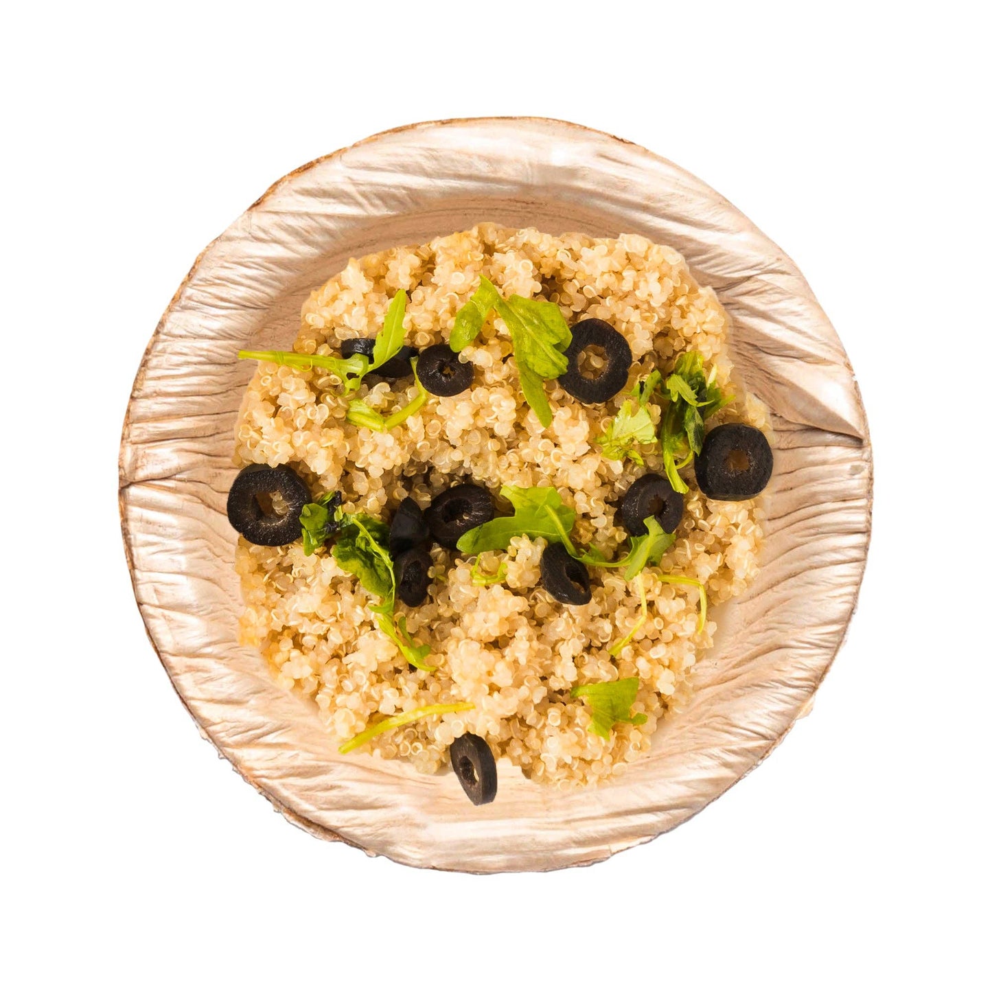 0.5 oz. Round Palm Leaf Eco Friendly Mini Dip Bowls - 25 pcs