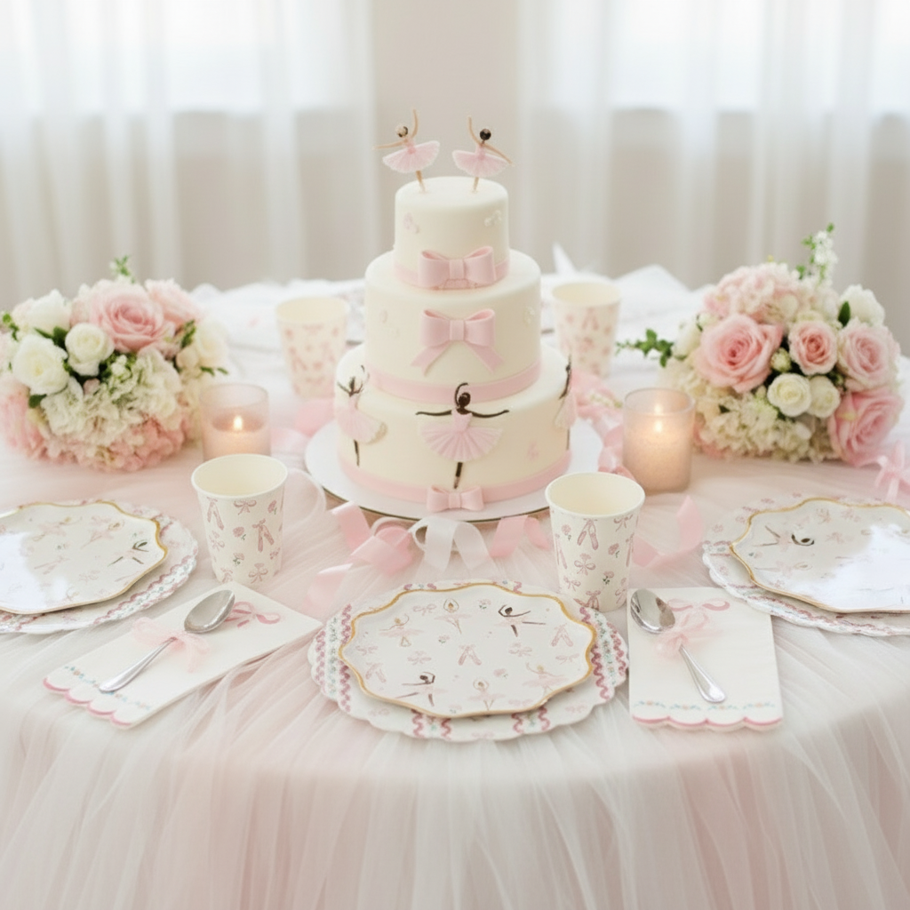 Ballerina Dessert Plates 8" (Set of 8)