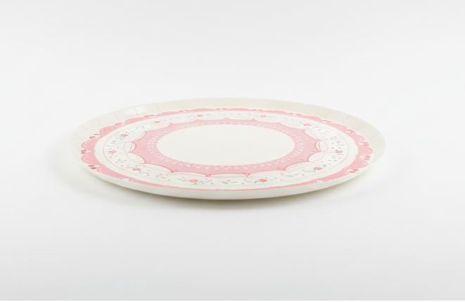 Cherry Coquette Dessert Plates 8" (8 pack)