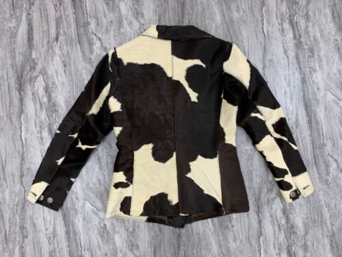 Cowhide Leather Blazer For Women