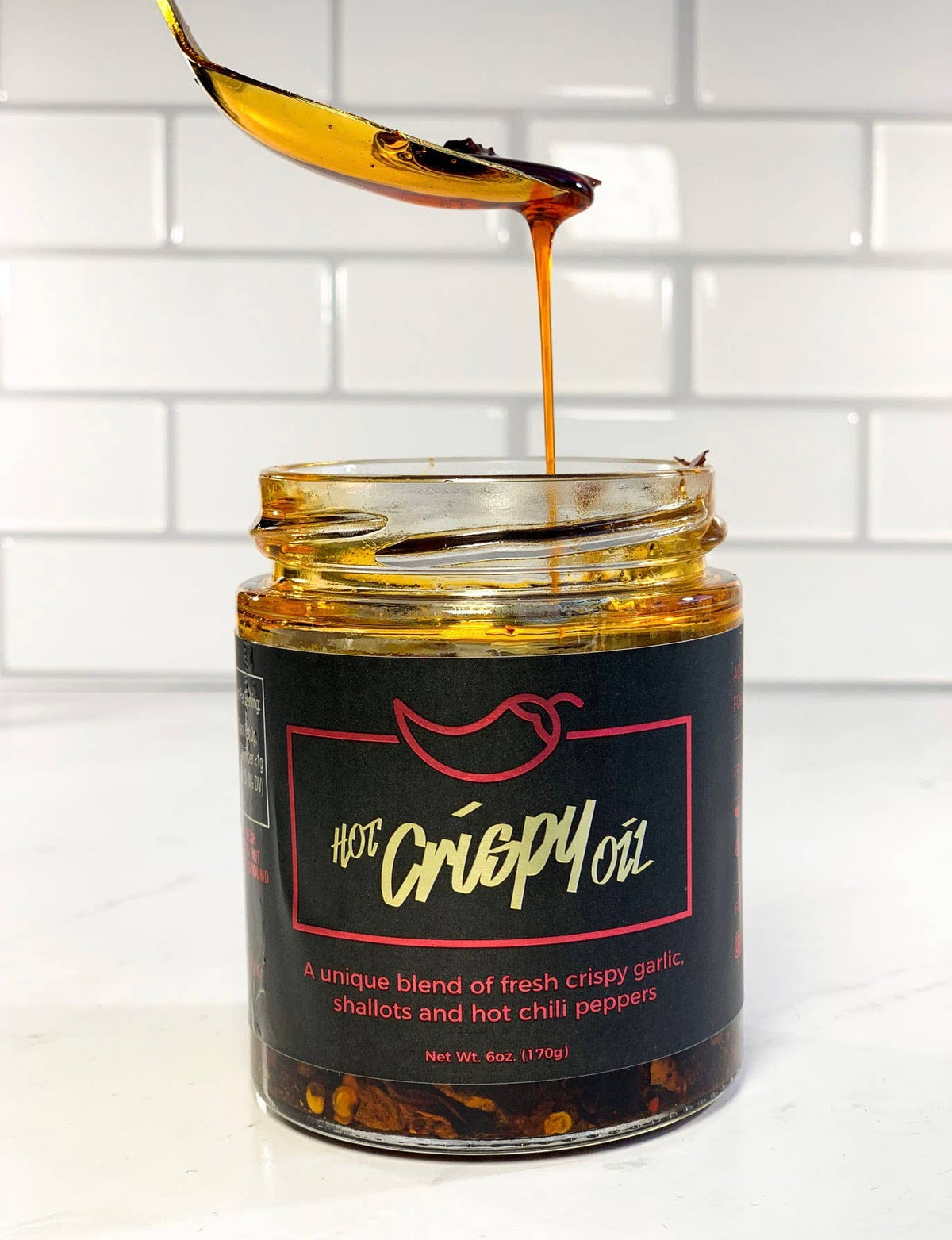 Hot Crispy Oil Original - Chili Crisp/Olive Oil/Hot Sauce