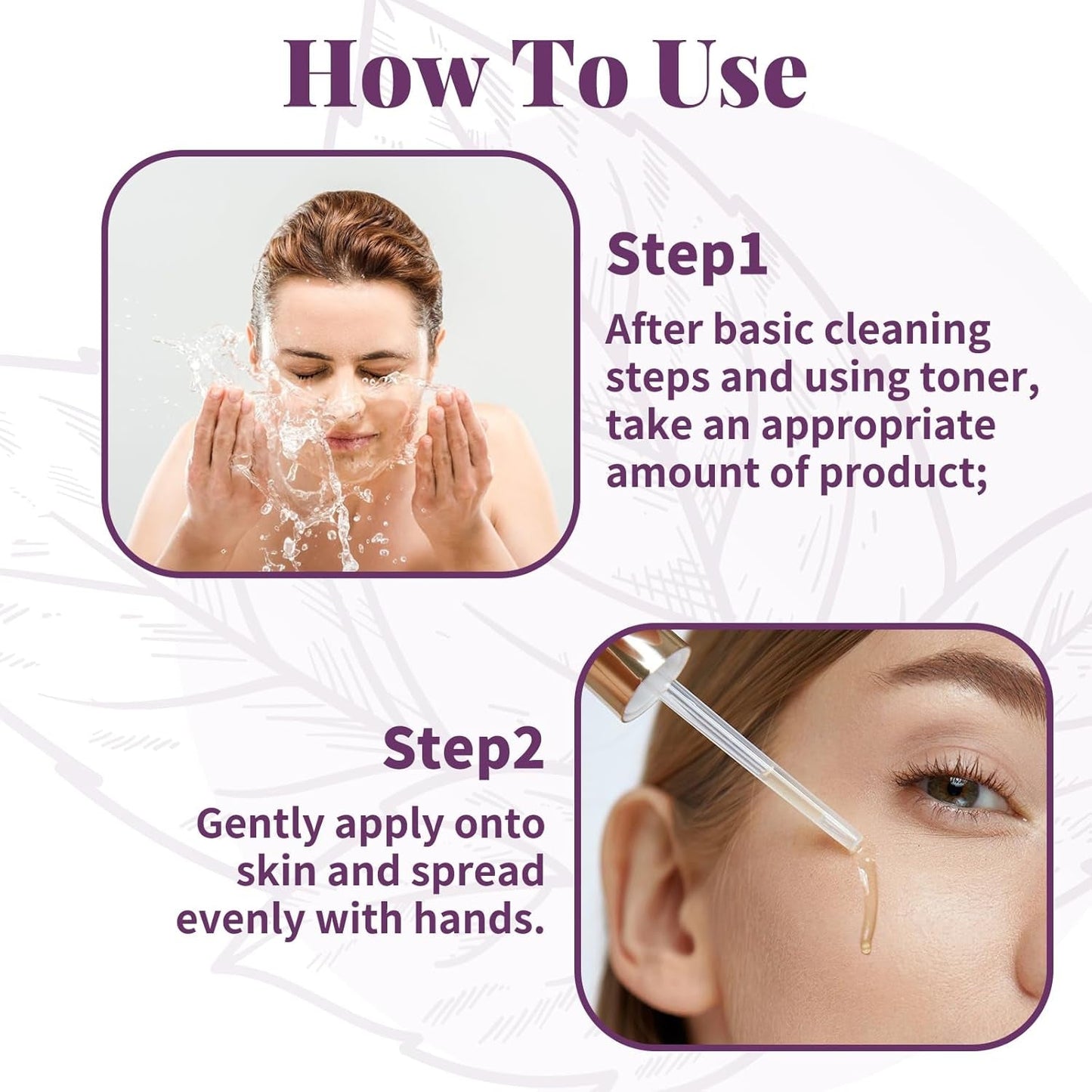 2PCS Bakuchiol Retinol Serum Retinol Rejuvenation Serum, Retinol Serum for Wrinkles Retinol Serum Face Serum for All Skin, Retinol Serum Wrinkles for Man&Women